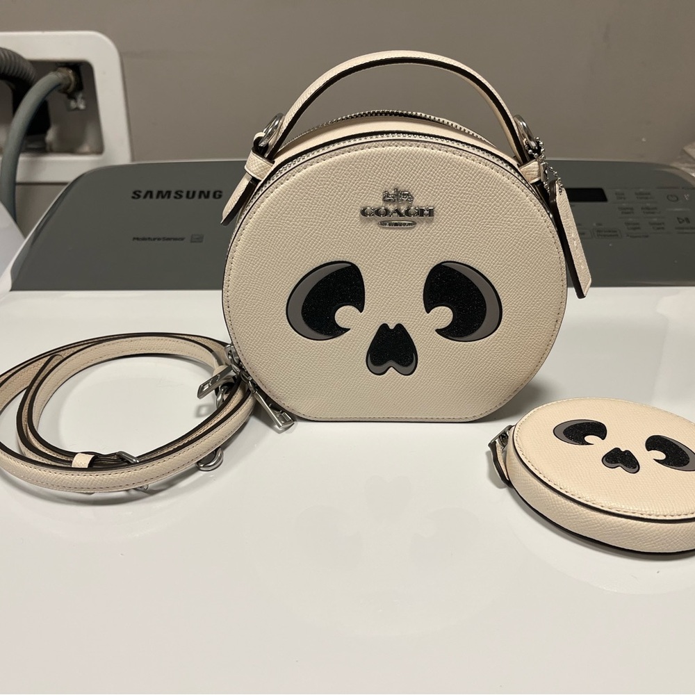 NWOT Coach skeleton crossbody and coin purse